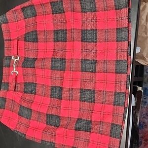 Hillard & Hanson plaid skirt Sz 12